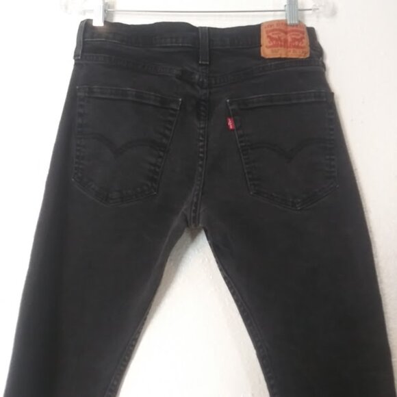 Levi's 502 Men's black/dark gray jeans - Picture 5 of 16